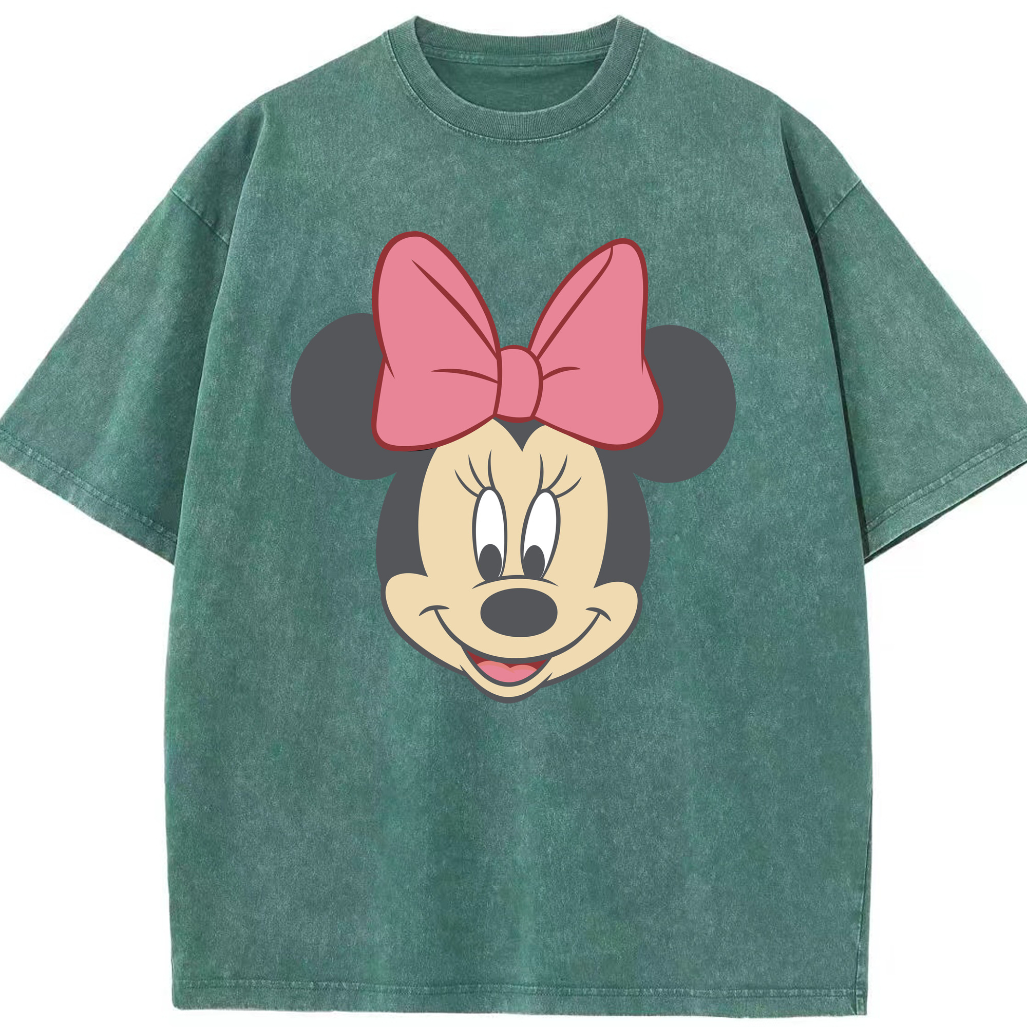（画像用） ミッキーマウス Mickey Mouse 綿100% ヴィンテージ風 半袖Tシャツ（フロントプリント）